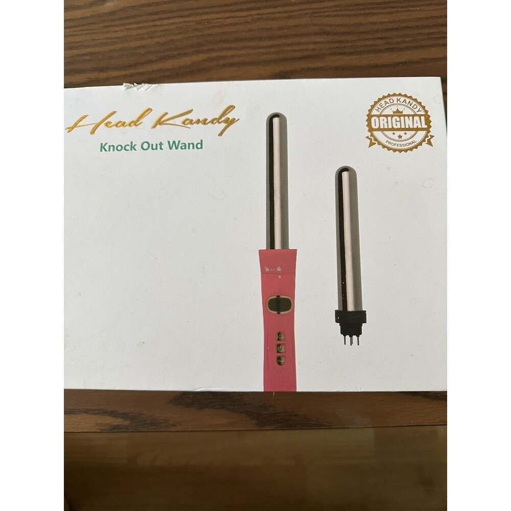 HEAD KANDY KNOCK OUT WAND  WITH INTERCHANGEABLE WANDS Color Hot Pink